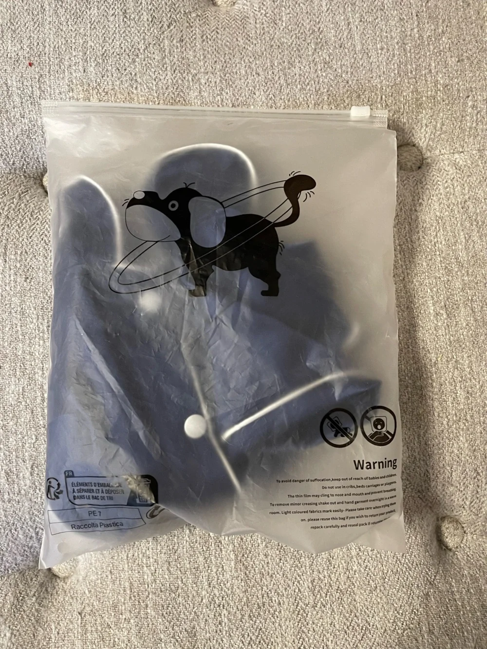 Small dog Navy Satin Pajama